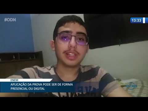 Aplicação da Prova do ENEM pode ocorrer presencial ou digitalmente 01 12 2020