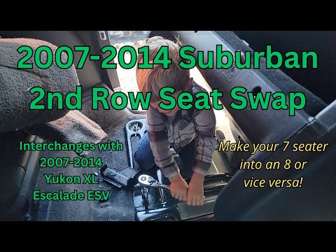 Suburban 2nd Row Bucket/Bench Seat Swap