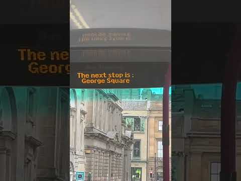 First Bus Glasgow - Enviro400MMC - Onboard Announcement (Route 18) - George Square