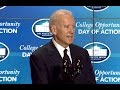 The Vice President Delivers Remarks at the College.