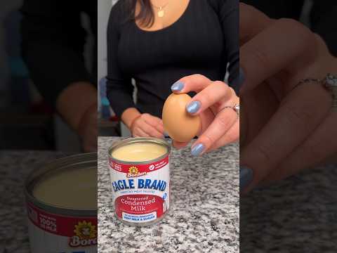 Mix eggs and condensed milk and the result will surprise you!😱