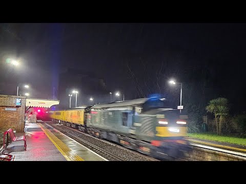 Colas Rail 37254 & Hire-in LSL 37521 Thrash & Tones with the 1Q98 Test Train 04/12/2025