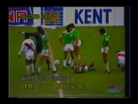 1989 September 10 Peru 1 Bolivia 2 World Cup Qualifier avi