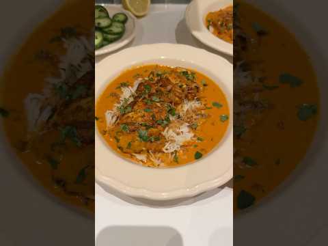 Butter chicken brothy rice