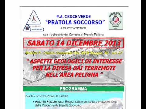 ONDA TG 12.12.2013 - CONVEGNO PERICOLOSITA' SISMICA A SULMONA