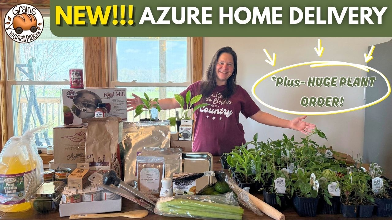 Trying out the NEW HOME DELIVERY Service With Azure Standard! | Let's See My Garden Plant Starts!
