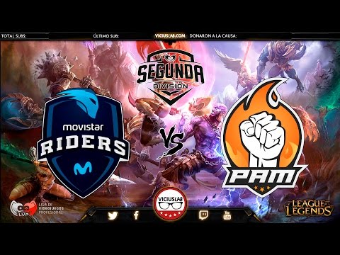 MOVISTAR RIDERS vs PAM ESPORTS - 2º DIVISION LVP - "FUN"CAST - LOL - Viciuslab
