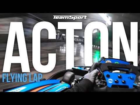Go Karting in Acton, London - Flying Lap