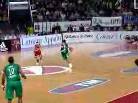 Lottomatica Virtus Roma-Montepaschi Siena - Erazem Lorbek, Drake Diener