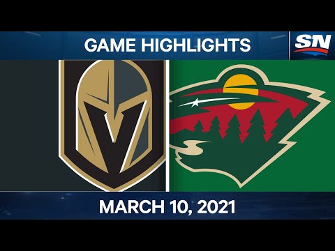 NHL Game Highlights | Golden Knights vs. Wild – Mar. 10, 2021