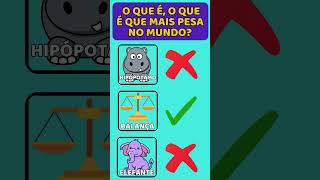 O que é, o que é - Adivinhas #alfabetização #humor #alfabetizacaoludica