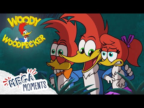 Woody's Haunted Adventure 👻 | Woody Woodpecker | Compilation | Mega Moments