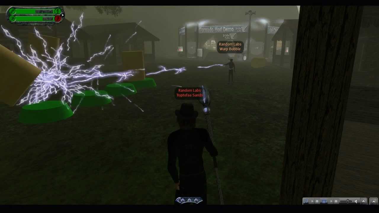 Wrath of the Gods Lightning Weapons in Second Life - From Random Labs