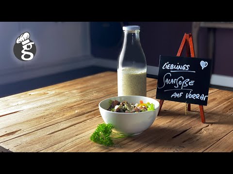 Lieblings-Salatsoße auf Vorrat - im Monsieur Cuisine Connect - vom Kitchen Ghost