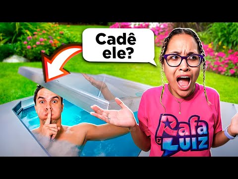 CONSTRUÍ UM QUARTO SECRETO DENTRO DA PISCINA PARA FUGIR DA MINHA NAMORADA!