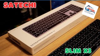 Satechi Slim X3 Bluetooth Mac keyboard test