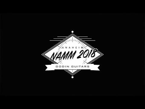 Eric McFadden playing the Godin 5th ave. uptown GT LTD at NAMM 2018.