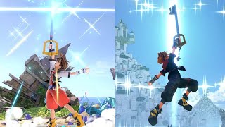 Sora&#39;s Smash moveset vs the original games