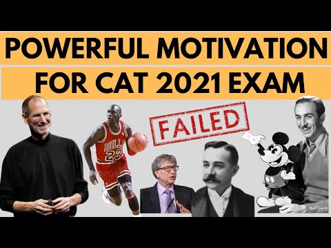 Most powerful motivation for CAT 2021 exam: If you think you will fail in CAT exam, watch this video