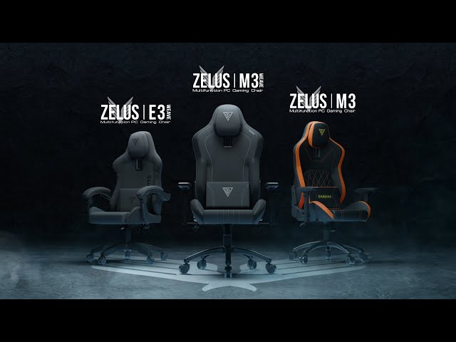 Cadeira Gamer Gamdias Zelus M3 Weave LB Preto/Cinza StudioPC