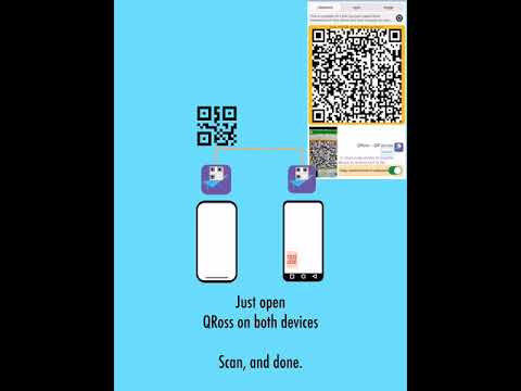 QRoss - QR your text across de