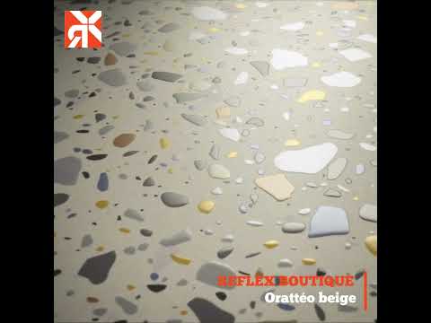 Carrelage effet Terrazzo Orattéo beige