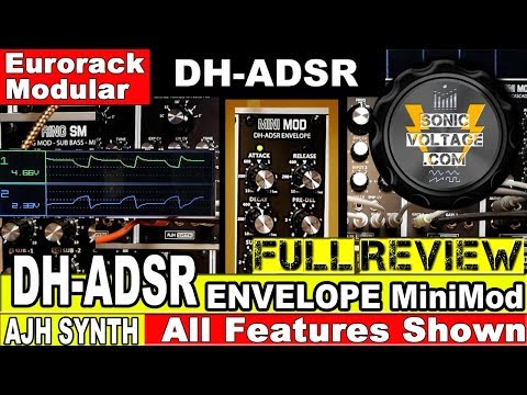 AJH Synth DH-ADSR Envelope MiniMod REVIEW Eurorack Modular Envelope Module for Modular Synth
