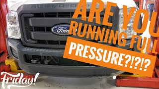 2016 F550 P008A/P0087|No Power- EXTREME LOW FUEL PRESSURE |