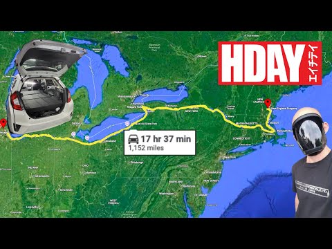 Thumbnail for H-DAY ROAD TRIP "Driving My Honda Fit 1100 Miles For A Car Show!" by video, Car, Van, Honda Fit, vide