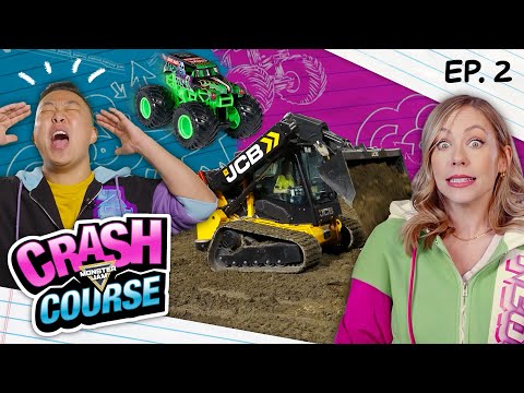 The DIRT CREW builds an EPIC TRACK! | MONSTER JAM® Crash Course | Episode 2