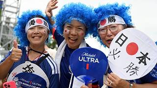 WM: Japans Fans feiern in Shibuya nach Remis gegen Schweden und Duell mit Brasilien