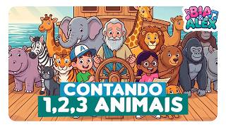 1,2,3 ANIMAIZINHOS | Música Infantil