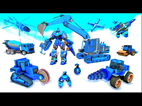 Snow Excavator Robot Car Games Game for Android/ios - Gameplay