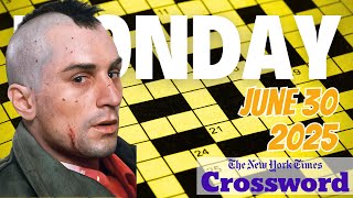Monday: Uber Instead - NYT crossword 6/30/2025