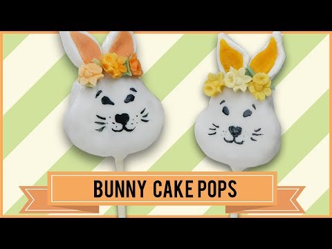 EASTER BUNNY CAKE POPS I Sweet and easy Easter Bunny Cake Pops I Easter Cake Pop Tutorial