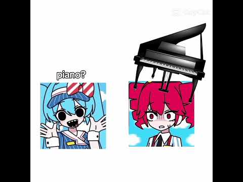 kasane Teto is scared at Hatsune Miku💀😱 #mesmerizer #miku #teto