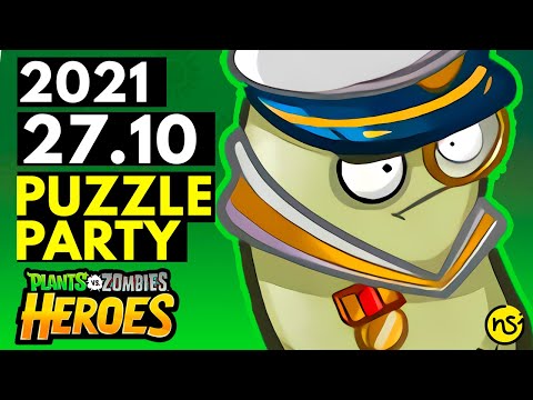 Fiesta de Puzzles 27 - 10 - 21 | PvZ Heroes