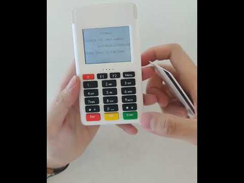 4G Pocket mobile POS terminal,How to read cards ?