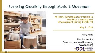 Fostering Creativity Through Music and Movement