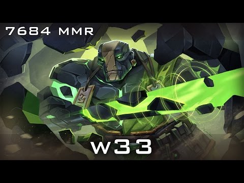 w33 Earth Spirit 7684 MMR | Ranked Gameplay Dota 2