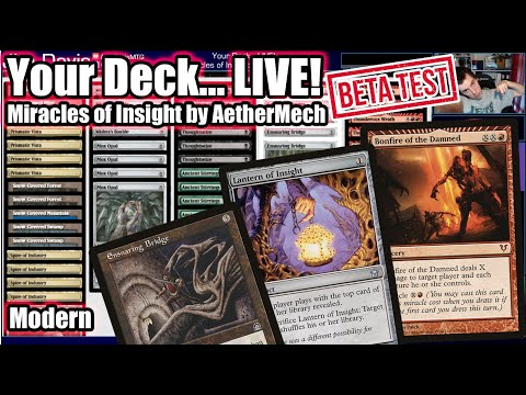 Your Deck... LIVE! "Miracles of Insight" by AetherMech - Are You Looking For A Miracle?
