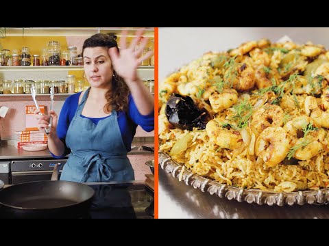 OTK What's for Dinner? Machboos Rubyan (AKA spiced rice with prawns) | Ottolenghi Test Kitchen