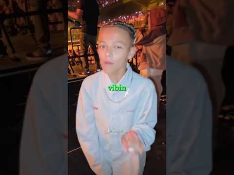This Viral Kid is Back at a Chris Brown Concert 🤩