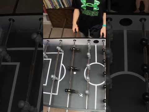 Amazing foosball trick shot gets blocked!! 😳 #shorts #fun #trickshot #foosball