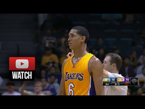 Jordan Clarkson Lakers Debut Full Highlights vs Nuggets (2014.10.06) - 14 Pts