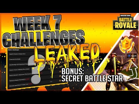 *LEAKED* Week 7 Challenges & Week 6 Secret Battle Star location (How to Guide) | Fortnite: BR