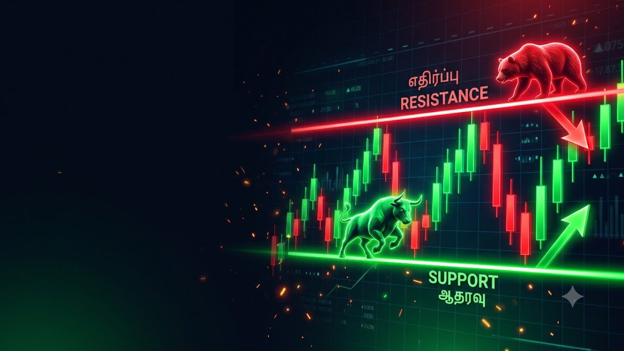 Learn Support and Resistance in Tamil | Stock Market for Beginners | PratheepSPOfficial