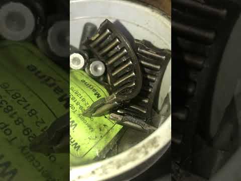 Marine pin thrust bearings
