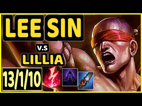 MARKOON (LEE SIN) vs LILLIA - 13/1/10 KDA JUNGLE CHALLENGER GAMEPLAY - EUW