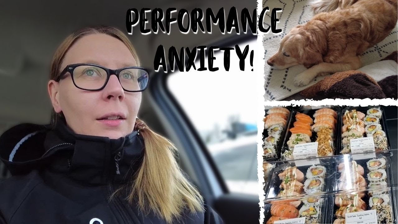 The Performance Anxiety Is REAL! // Concert day, sushi, sick dog, celebrating successes